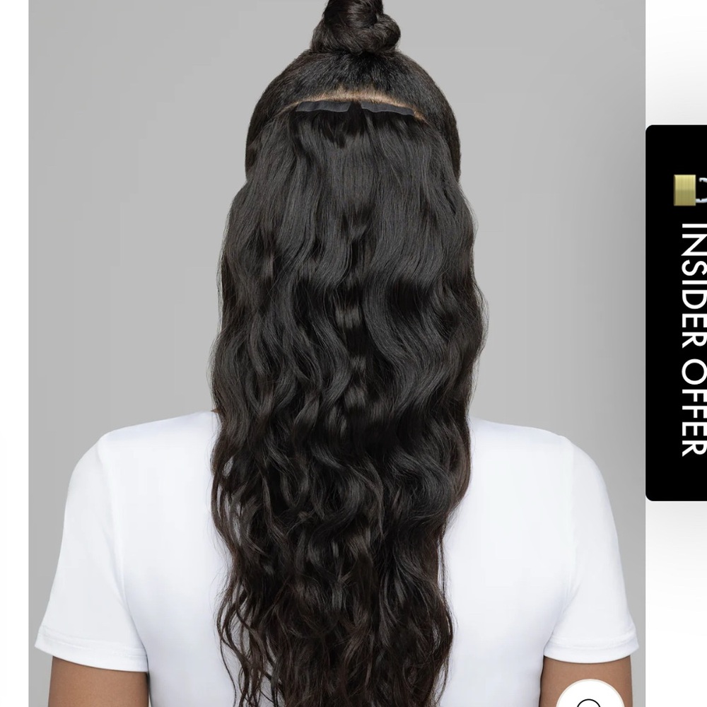 Indique Virgin Luxurious Black Wavy Hair Extension